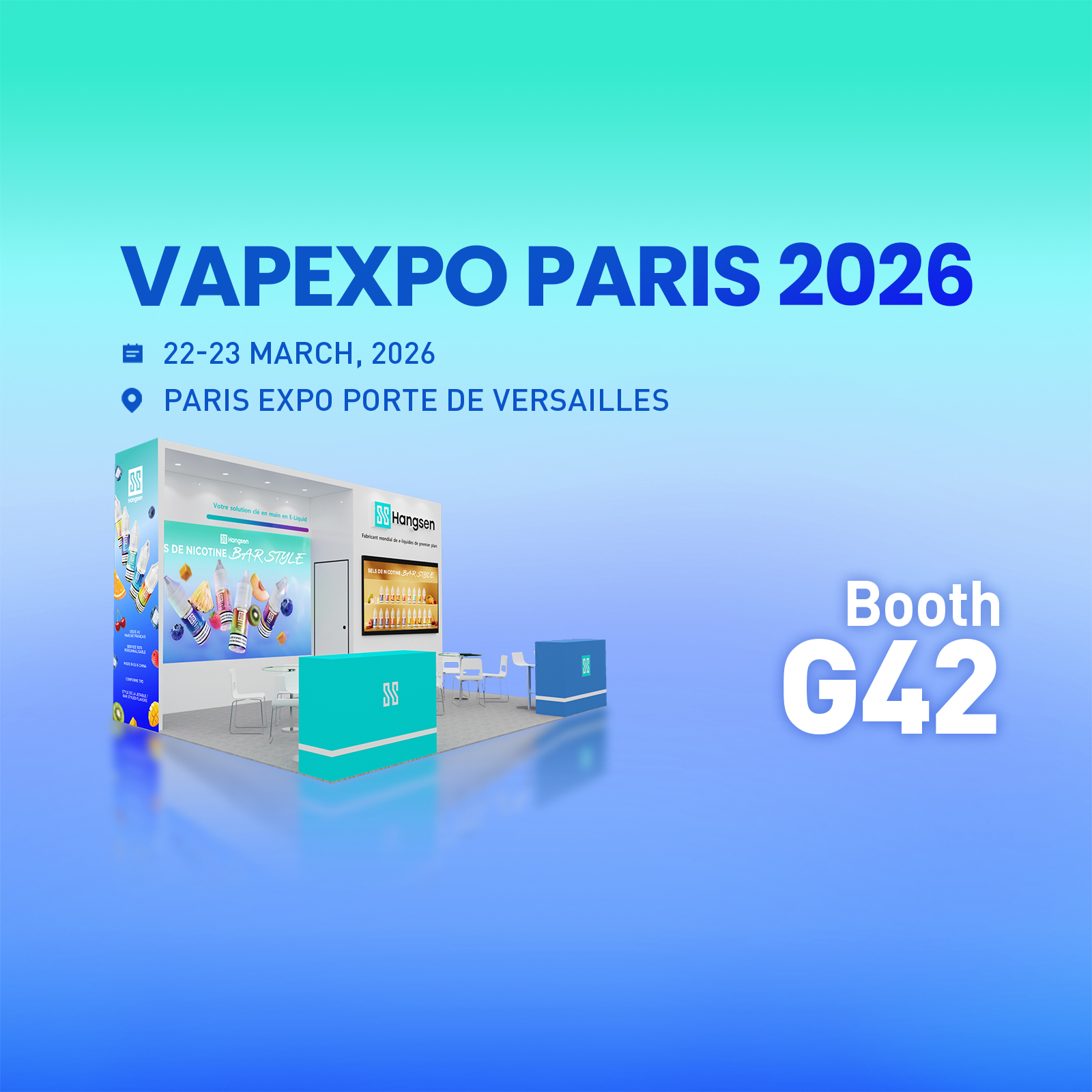 Meet Hangsen at Vapexpo France 2026